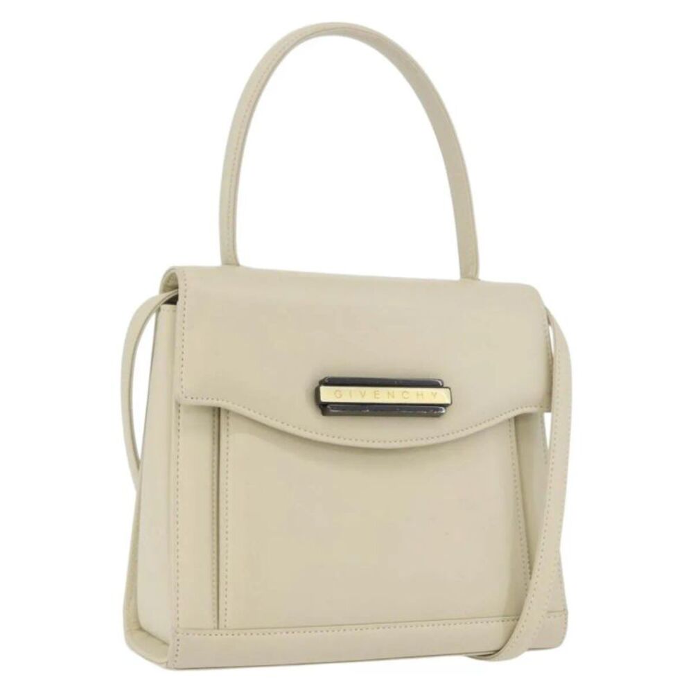 Givenchy Vintage Leather Beige Leather Handbag